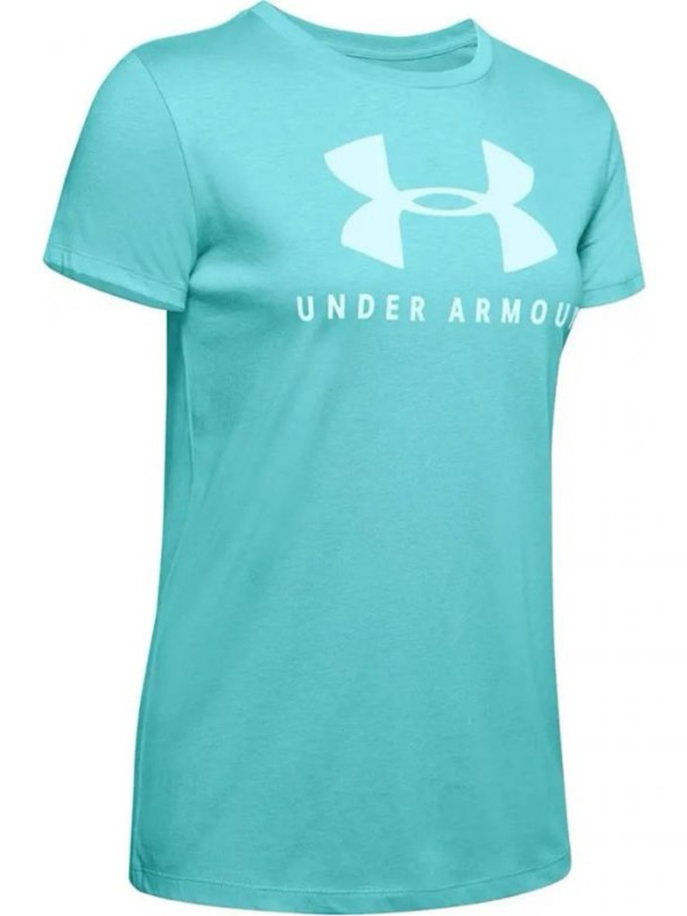 Under Armour Turquoise Logo Short Sleeve Tee